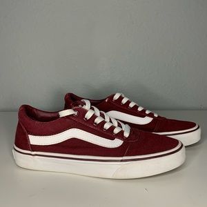 Maroon vans